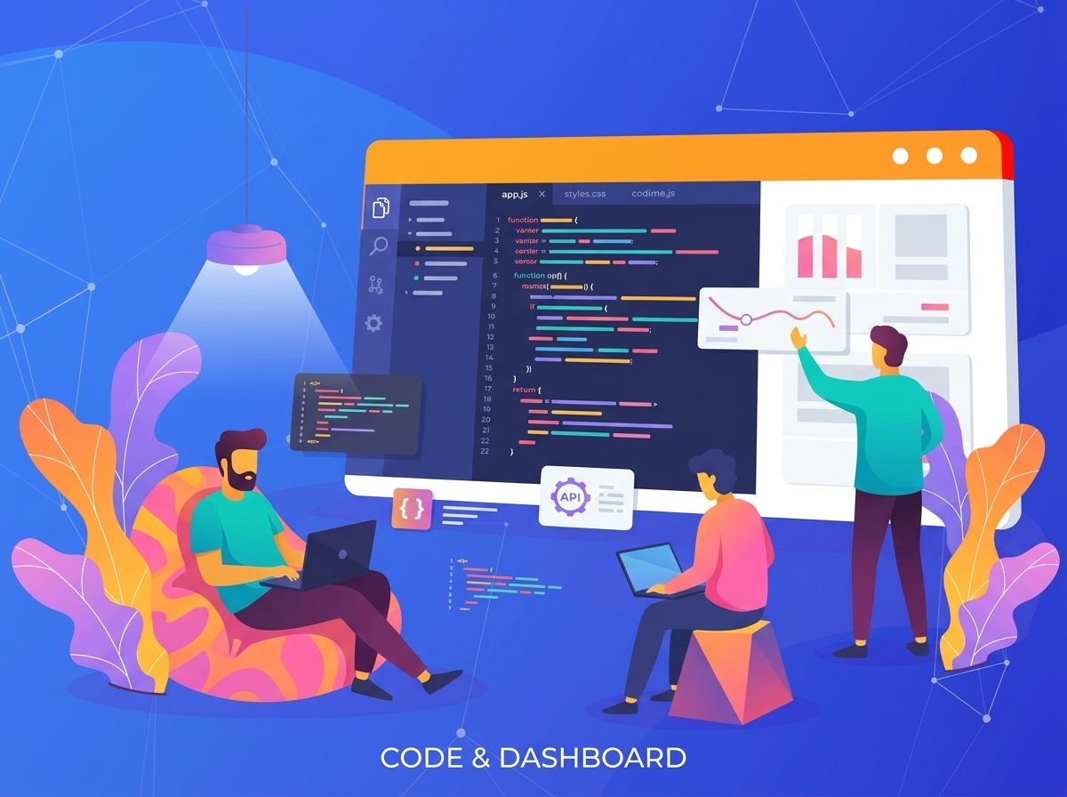 Software Engineer Coding High-Tech Solutions